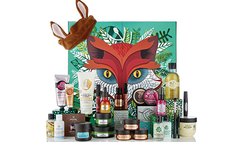 The Body Shop unveils beauty advent calendars 